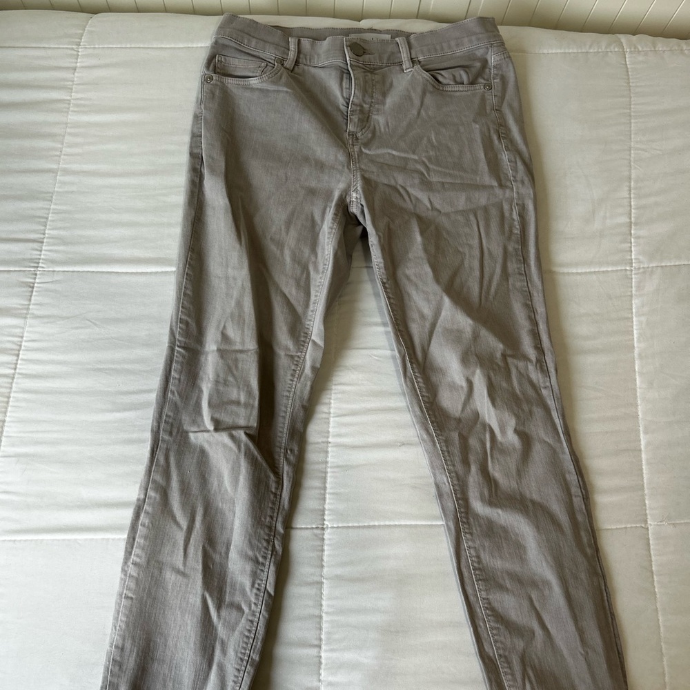 LOFT Light Gray Jeans